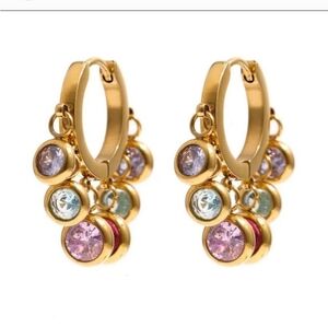 Loveish Dangles Hoop Earrings *New*